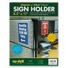 Nudell Acrylic Sign Holder, 8 1/2 x 11, Clear 37085